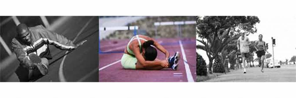 runner stretching
