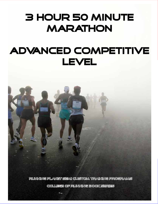 three hour fifty minute marathon