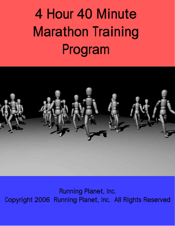 4 hour 40 minute marathon